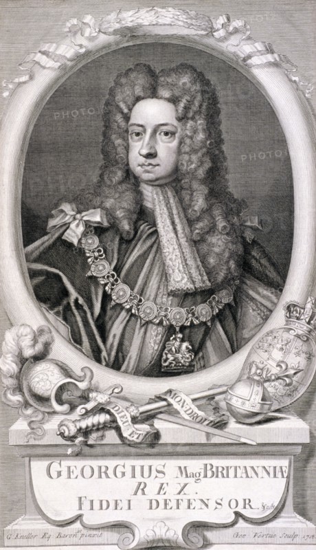 George I, King of Great Britain, 1718. Artist: George Vertue