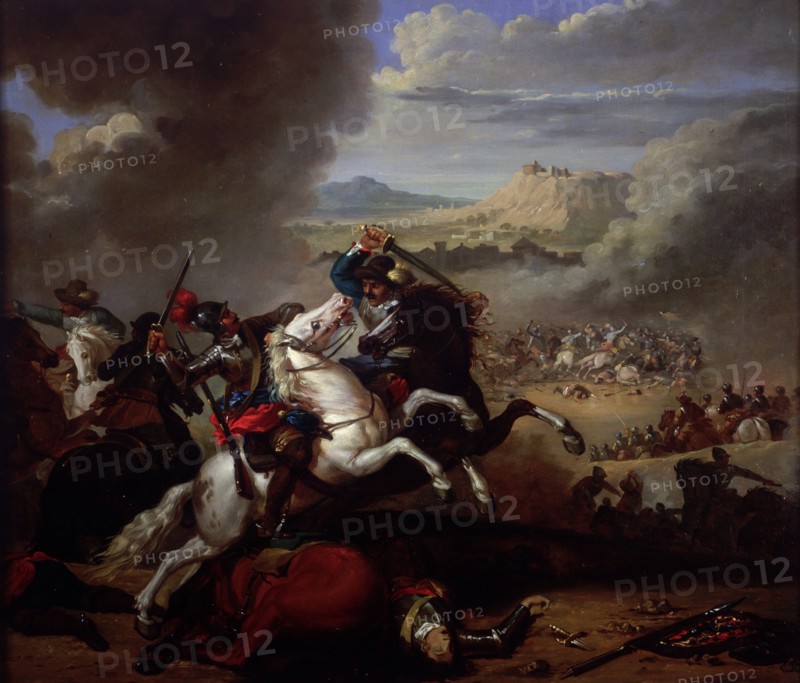Battle Piece', c1807-c1868. Artist: Abraham Cooper