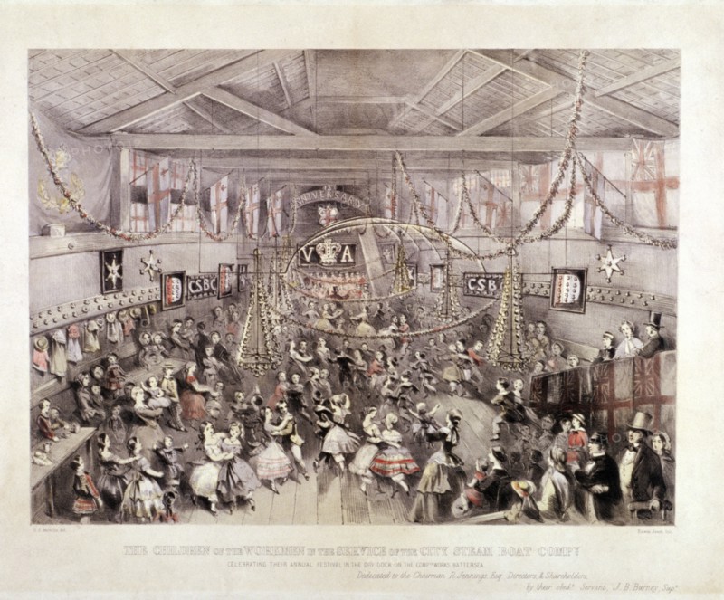 Children of workmen in the service of the City Steam Boat Company, c1859. Artist: Edwin Jewitt