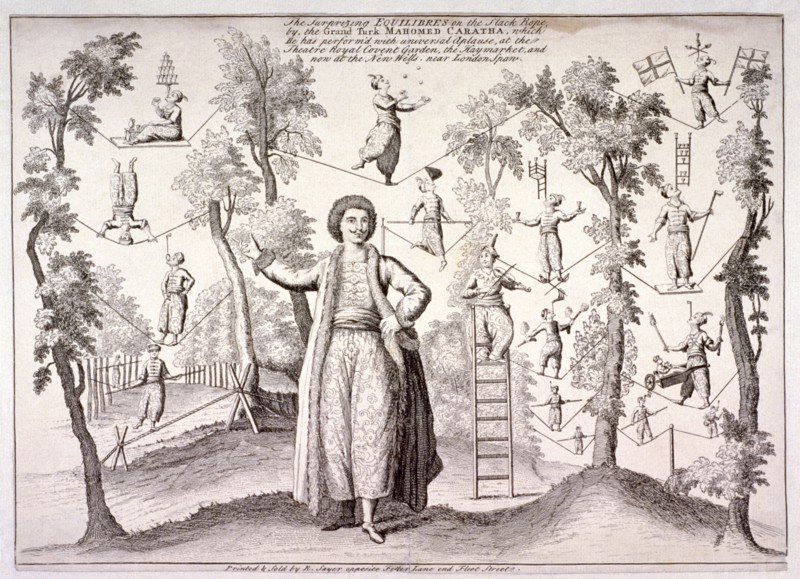 The Grand Turk, Mahomed Caratha, at the New Wells, (Islington Spa), London, c1780. Artist: Anon