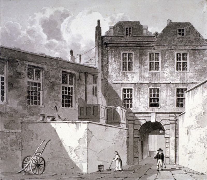 Shaftesbury House, Aldersgate Street, London, 1811. Artist: George Shepherd