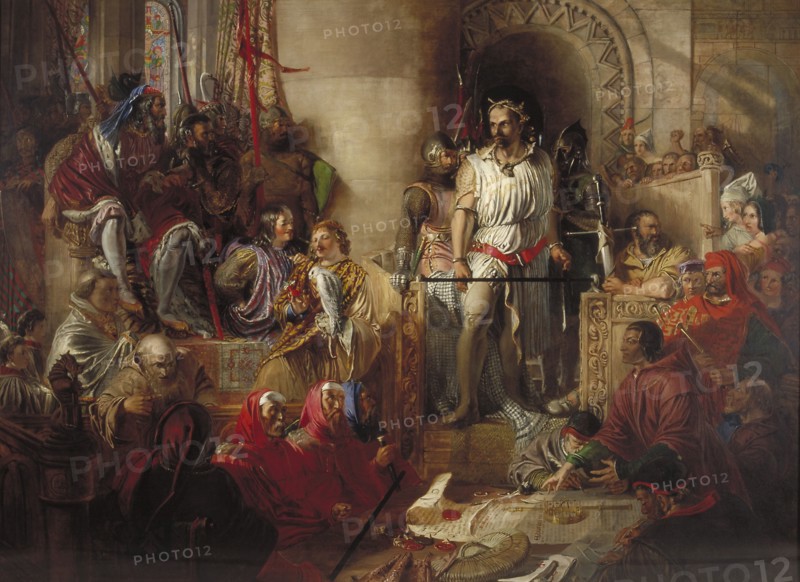 The trial of Sir William Wallace at Westminster', c1831-1890. Artist: William Bell Scott