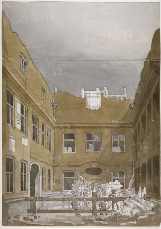 Blackwell Hall, City of London, 1819. Artist: Robert Blemmell Schnebbelie
