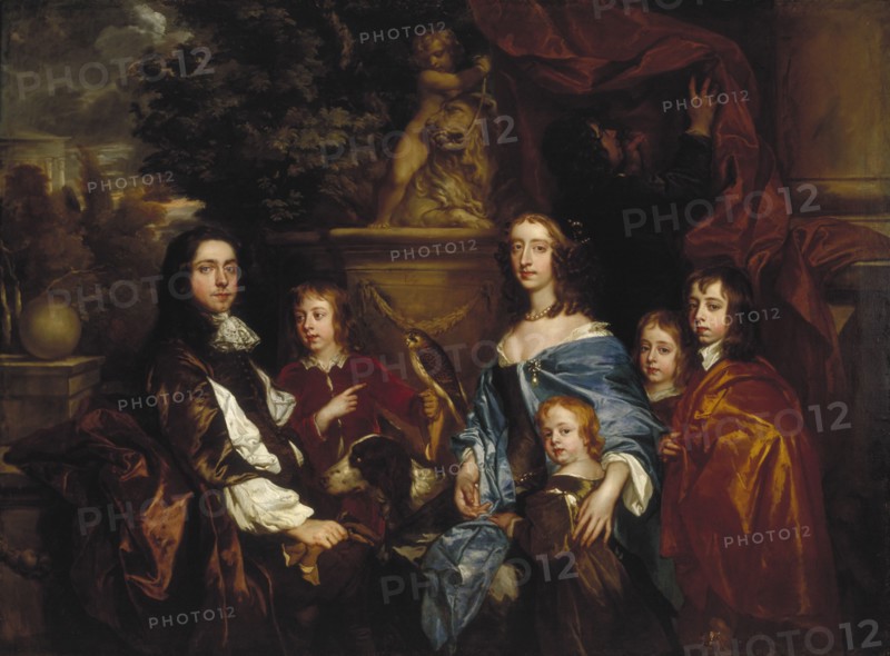 'Sir Edward Hales and his family', 1656. Artist: Peter Lely
