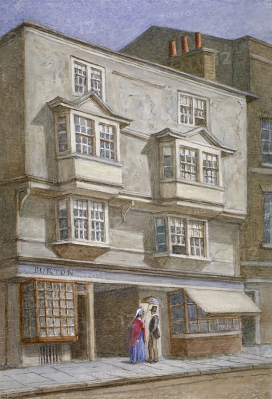 Coleman Street, City of London, 1868. Artist: JT Wilson
