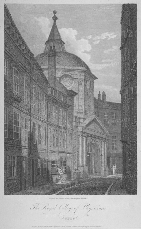 Royal College of Physicians, City of London, 1804. Artist: James Sargant Storer