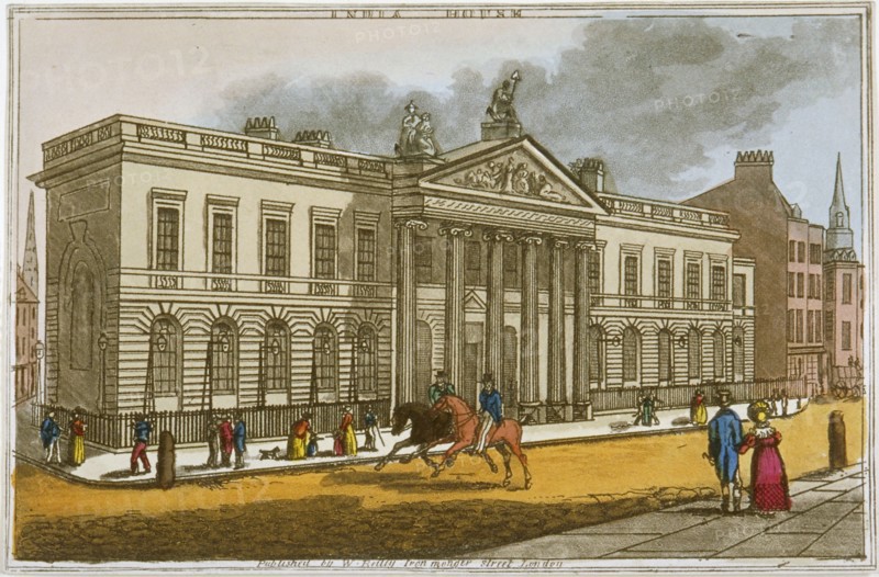 North view of East India House, Leadenhall Street, City of London, 1820. Artist: Anon