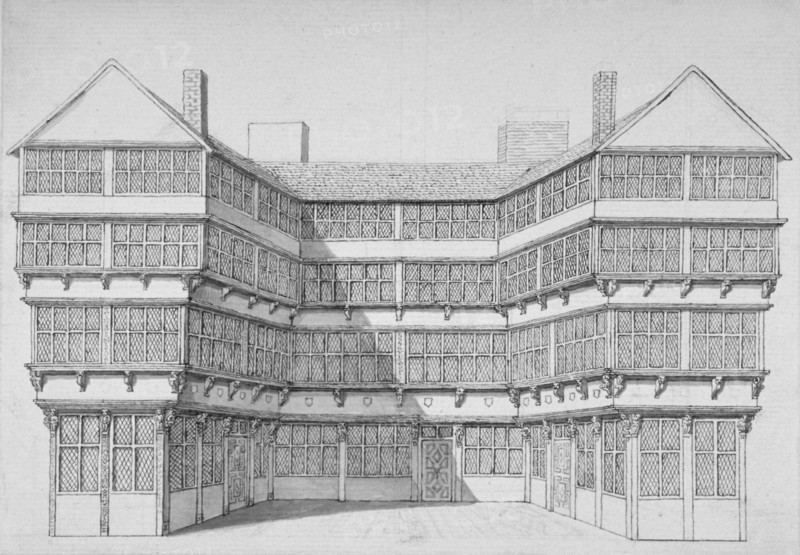 House in Hart Street, Crutched Friars, City of London, 1800. Artist: Anon