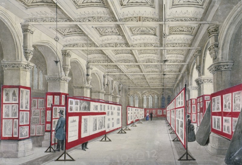Guildhall Museum, City of London, 1872. Artist: S Maund