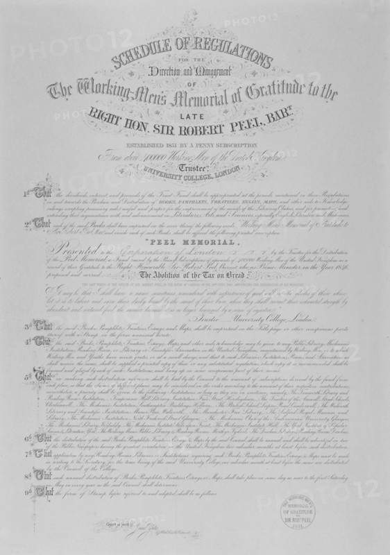 Abolotion of bread tax, 1851. Artist: James Yates