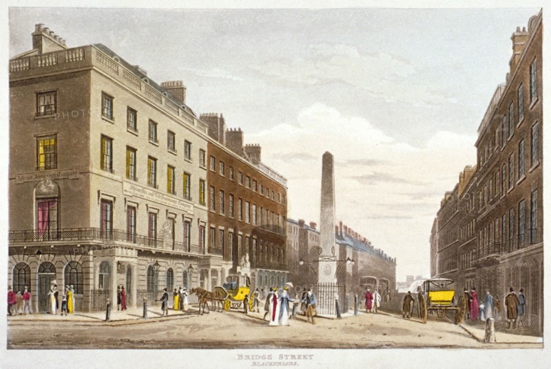 New Bridge Street, City of London, 1812. Artist: Anon