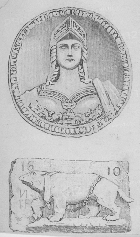 Artefacts, City of London, 1851. Artist: John Wykeham Archer