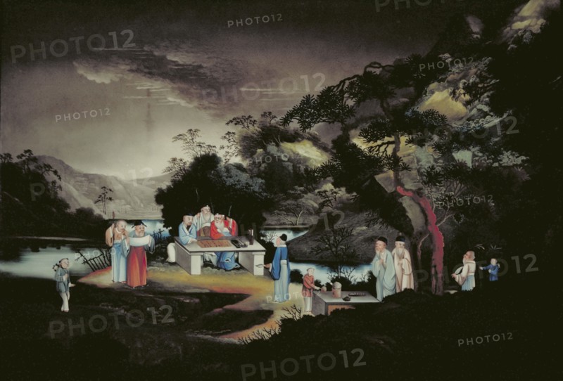 Chinese scene, c1800-1850. Artist: Anon