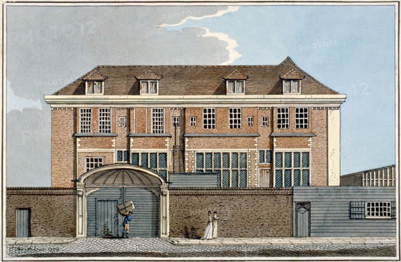 View of Winchester House in Winchester Place, London, 1799. Artist: Charles Tomkins