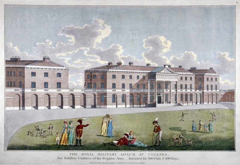 Royal Military Asylum, Chelsea, London, 1805. Artist: Anon
