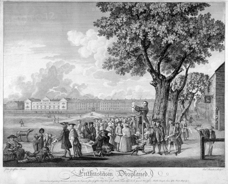Enthusiasm Displayed' 1750. Artist: Robert Pranker