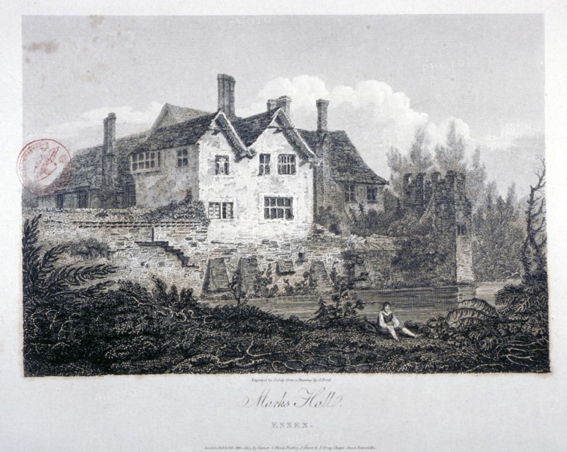 Marks Hall, Romford, Essex, 1805. Artist: John Greig