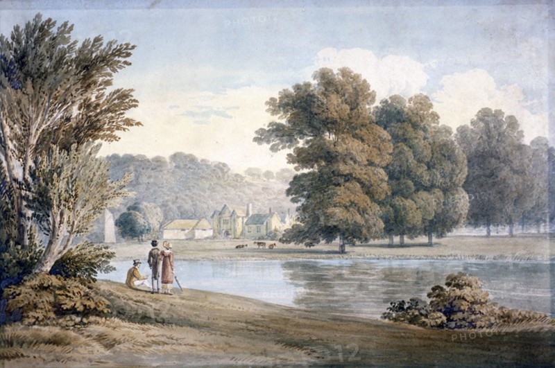 'Allington Castle, near Maidstone, Kent', 19th century. Artist: James Duffield Harding