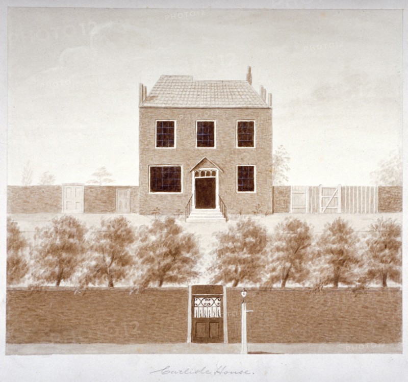 Carlisle House School, Westminster Bridge Road, Lambeth, London, c1820. Artist: Anon
