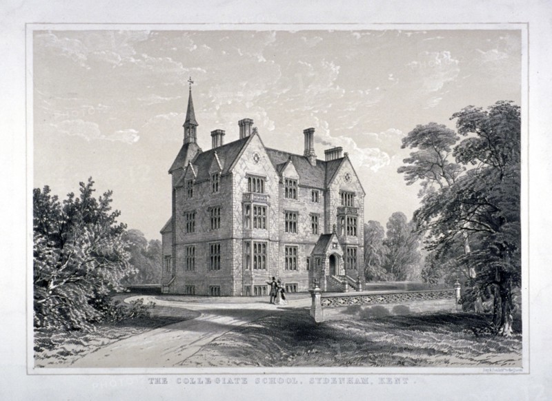 The Collegiate School at Sydenham, Lewisham, London, c1855. Artist: Day & Son