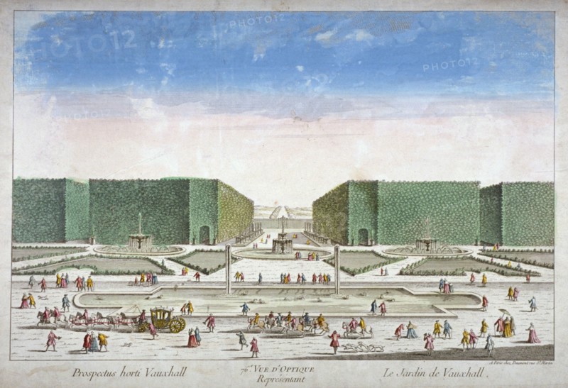 Vauxhall Gardens, Lambeth, London, c1750. Artist: Anon