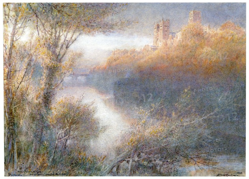 'Durham Cathedral', 1903. Artist: Albert Goodwin