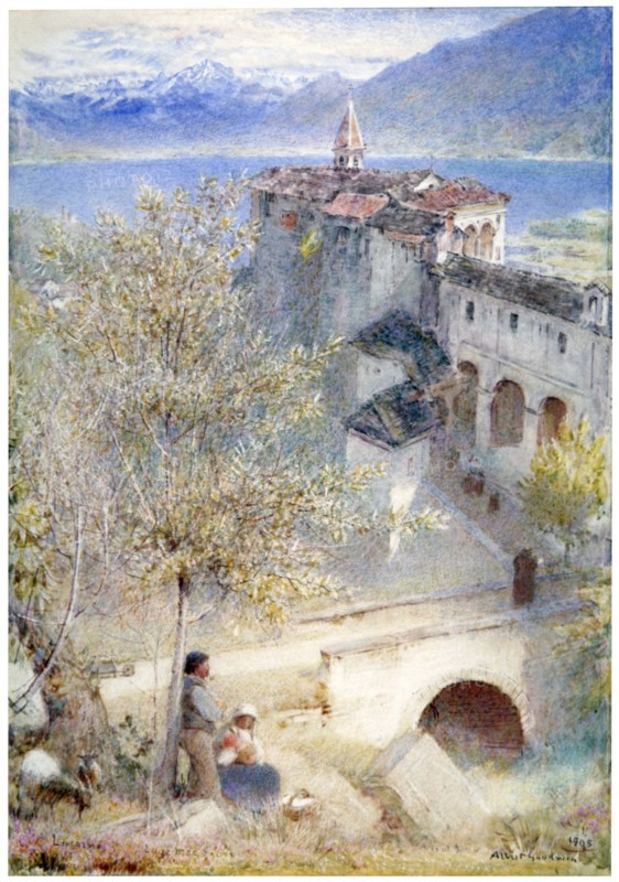 'Locarno, Lake Maggiore', 1905. Artist: Albert Goodwin