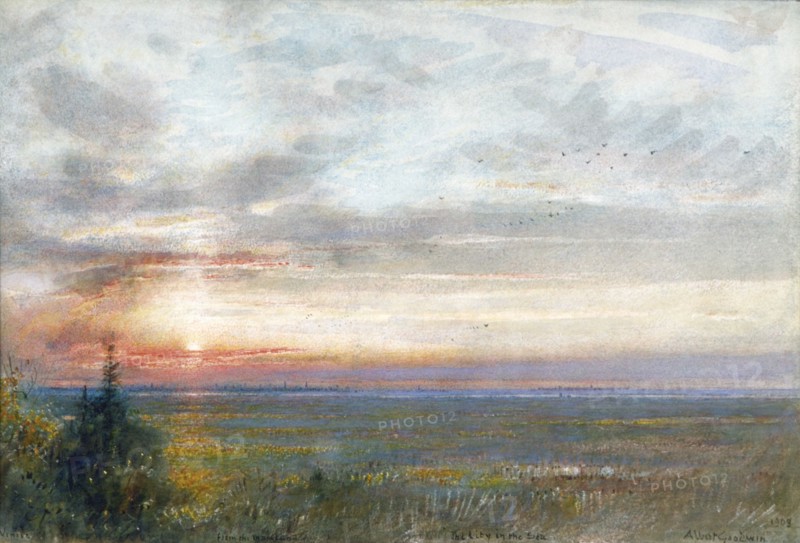 'Venice from the Mainland', 1908. Artist: Albert Goodwin
