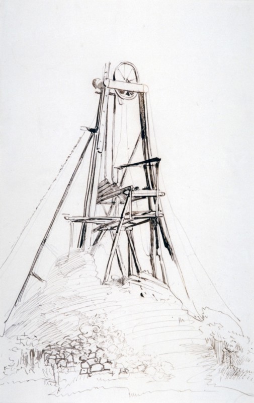 A Colliery Winding Engine', c1864-1930. Artist: Anna Lea Merritt