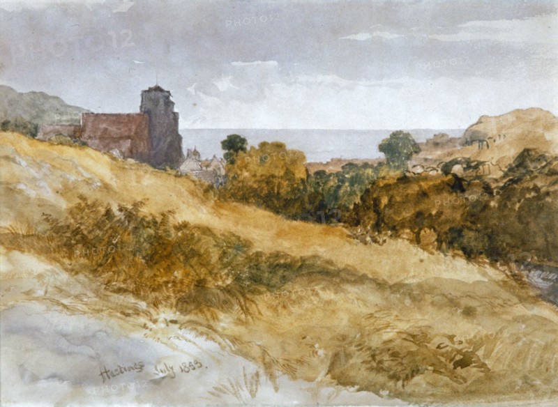 'The Sea near Hastings', 1853. Artist: Sir John Gilbert
