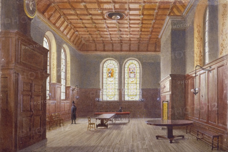Hall of Clement's Inn, London, 1884. Artist: John Crowther