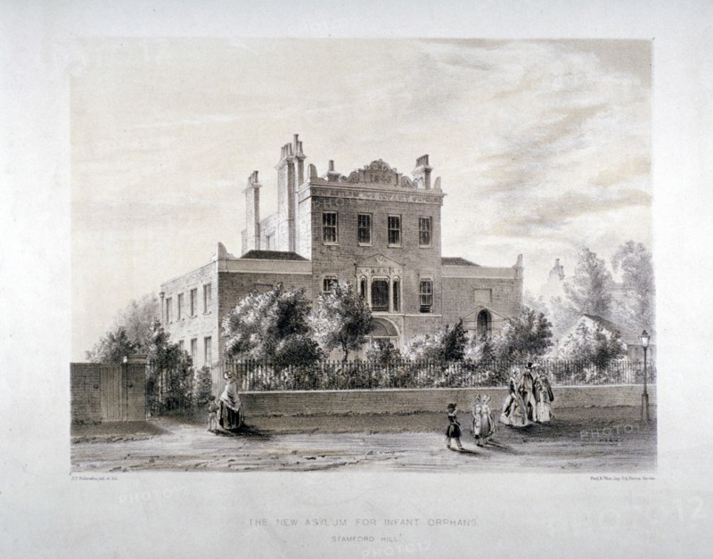 New asylum for infant orphans at Stamford Hill, Stoke Newington, London, c1846. Artist: JT Balcombe