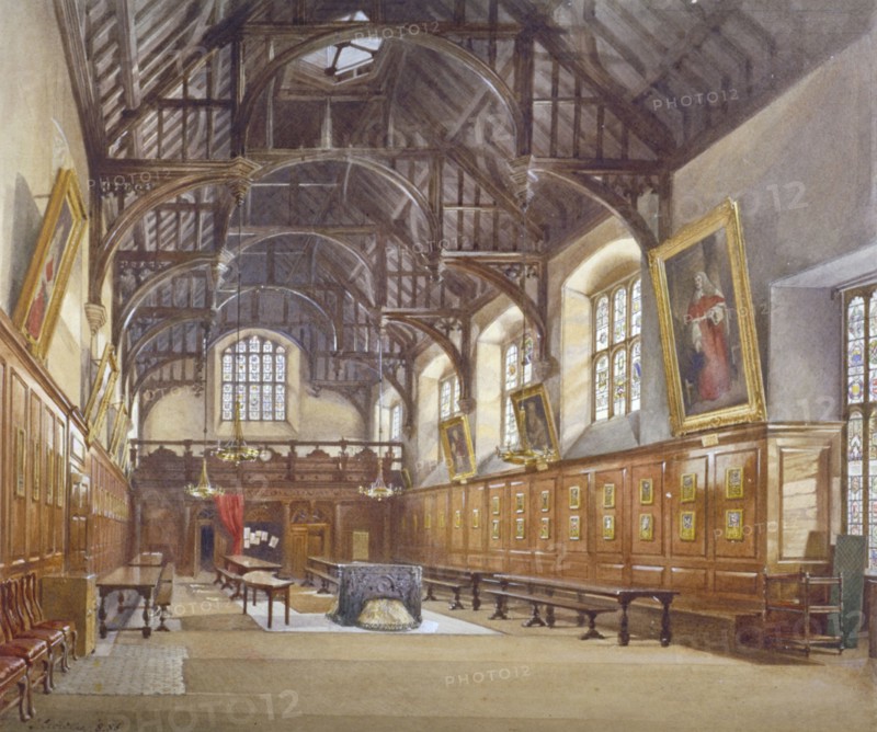 Gray's Inn Hall, London, 1886. Artist: John Crowther