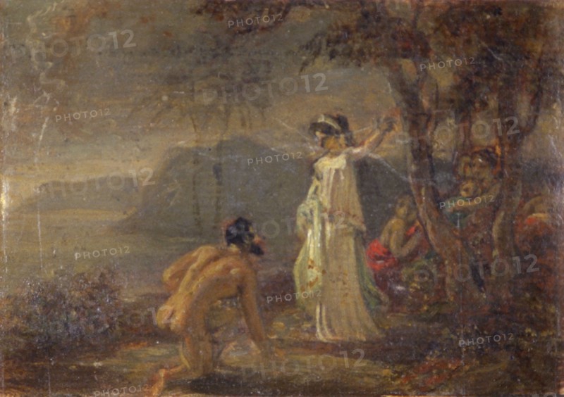 'Ulysses and Nausicaa', c1772-1845. Artist: Robert Smirke
