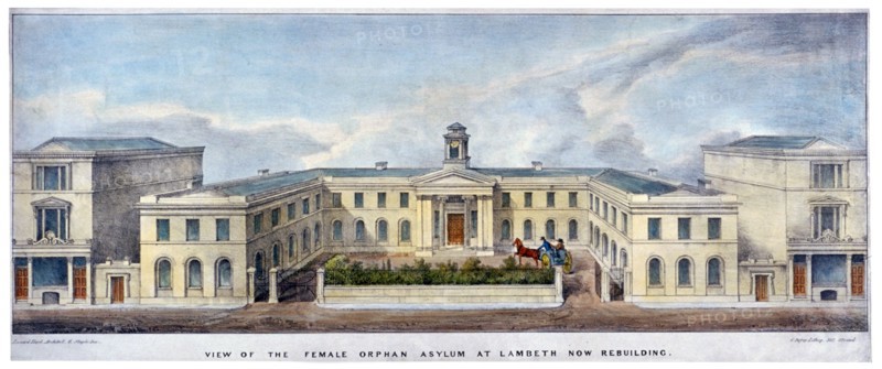 The Lambeth Asylum for Girls, London. Artist: Charles Ingrey