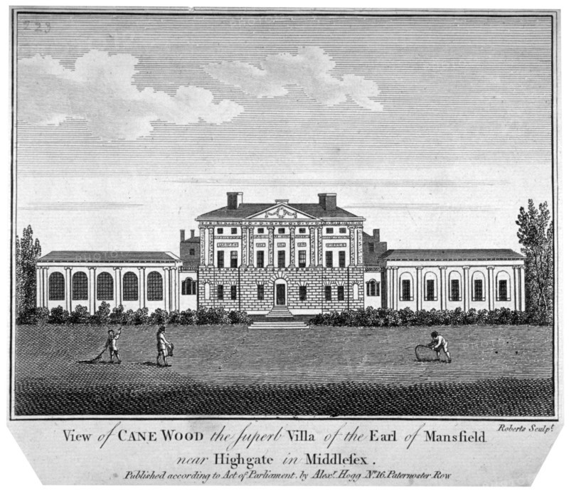 Kenwood House, Hampstead, London, c1778-1805. Artist: J Roberts