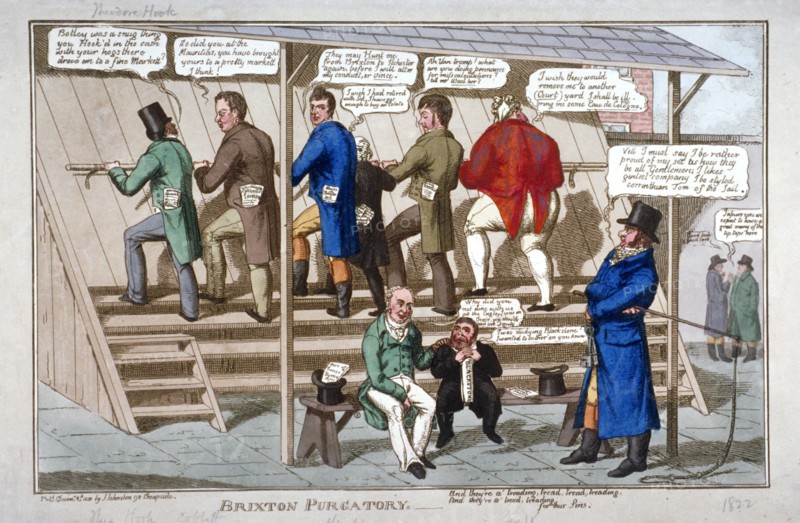 Brixton purgatory', 1822. Artist: Anon