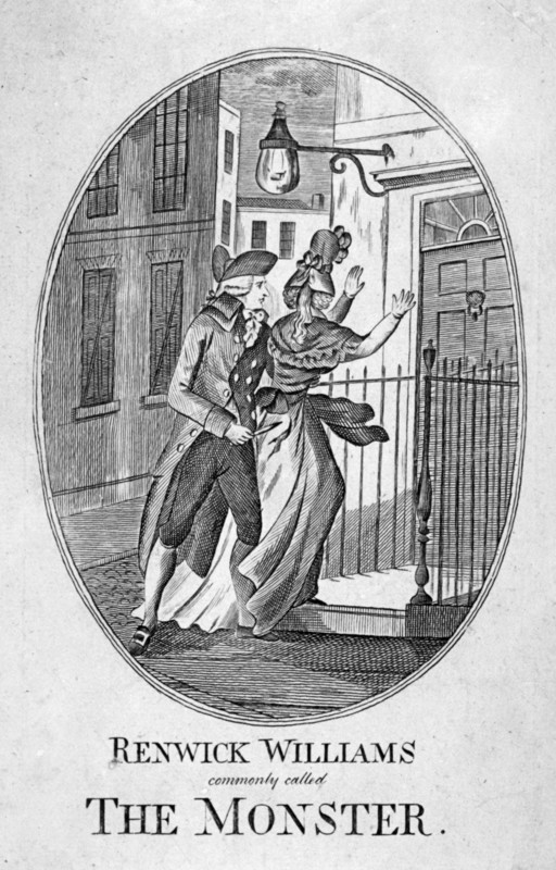 'Renwick Williams commonly called the Monster', 1790. Artist: Anon