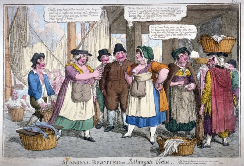 'Scandal refuted, or Billingsgate virtue', 1818. Artist: C Williams