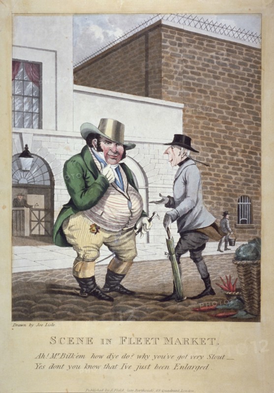 Ah! Mr Bilk'em how d'ye do? ...', c1825. Artist: Anon
