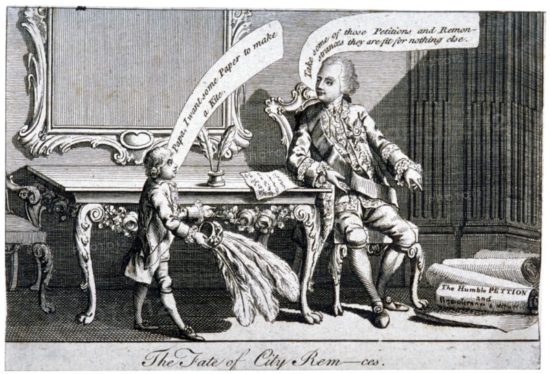 'The fate of City Rem-ces', 1770. Artist: Anon