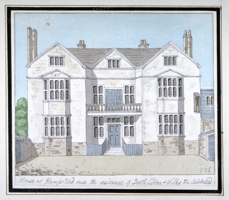 House at Hampstead, London, c1800. Artist: Anon