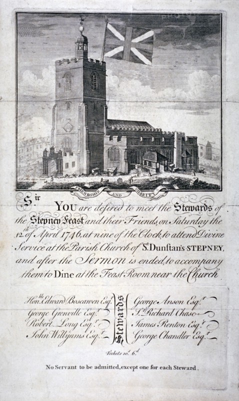 Church of St Dunstan and All Saints, Stepney, London, 1746. Artist: James Basire I