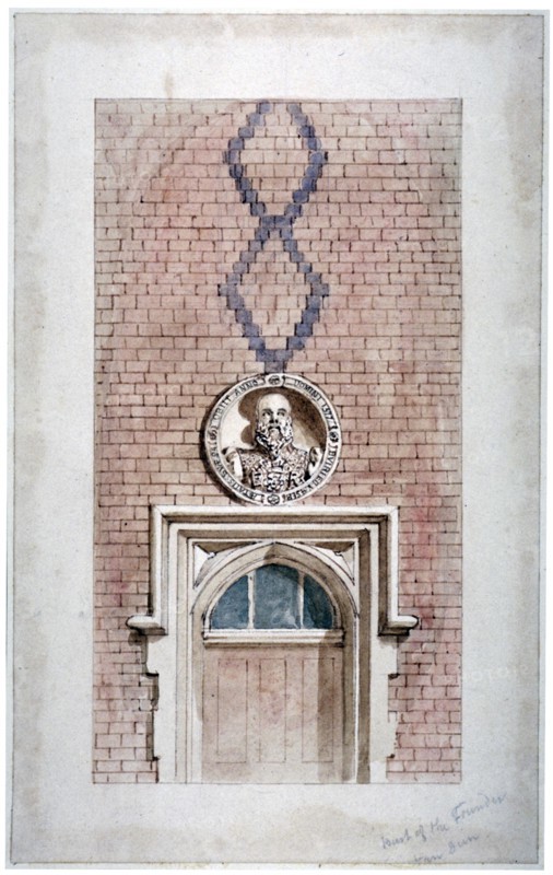 Van Dun Almshouses, Caxton Street, London, 1852. Artist: James Findlay