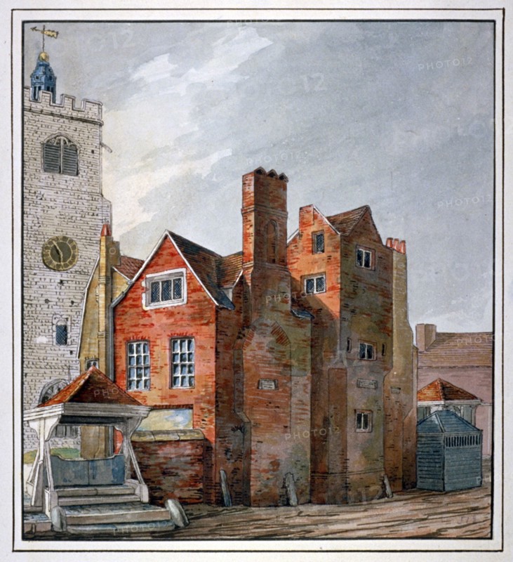 Church House, Hackney, London, c1798. Artist: Anon