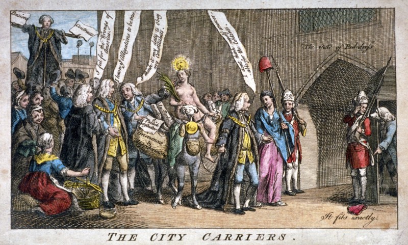 'The City carriers', 1769. Artist: Anon