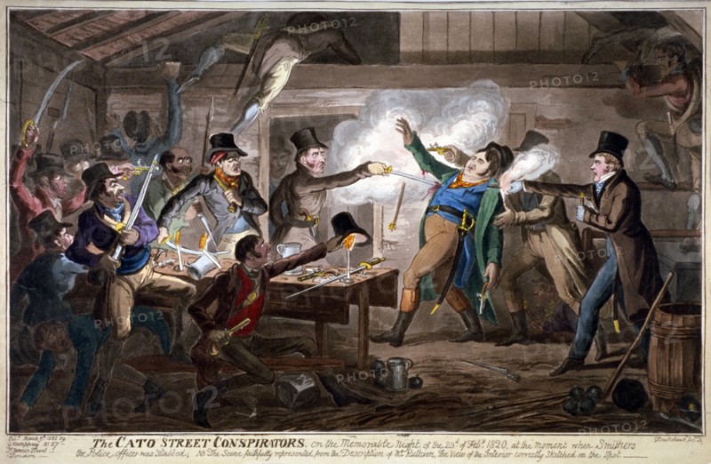 'The Cato Street conspirators...', 1820. Artist: George Cruikshank
