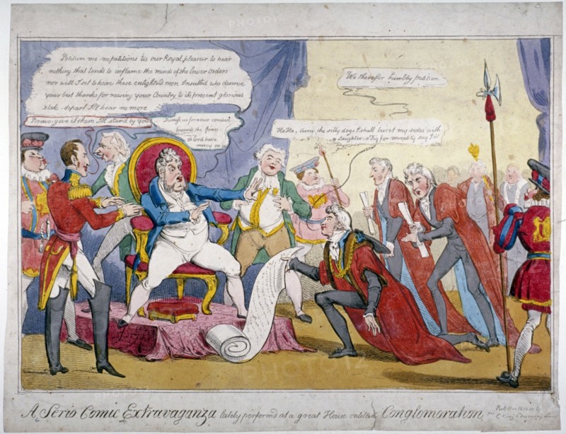 'A serio comic extravaganza...', 1820. Artist: Anon