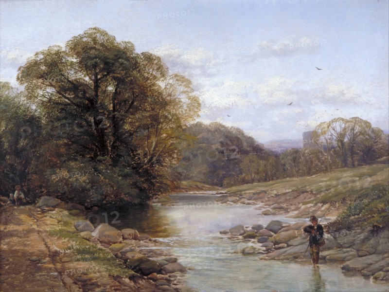 'A Sylvan Stream', 19th century. Artist: Thomas Creswick