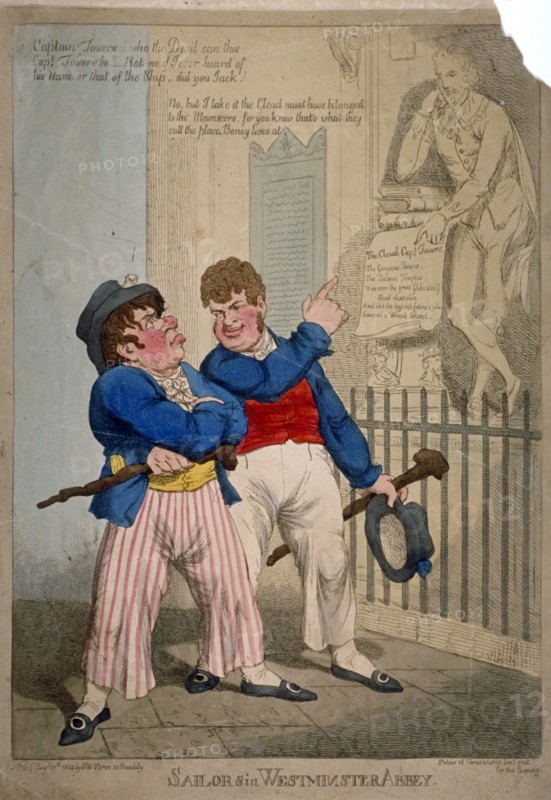 'Sailors in Westminster Abbey', 1804 Artist: Anon